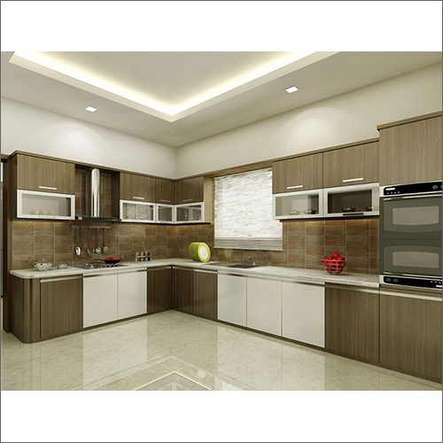 मल्टीकलर मॉडर्न मॉड्यूलर किचन