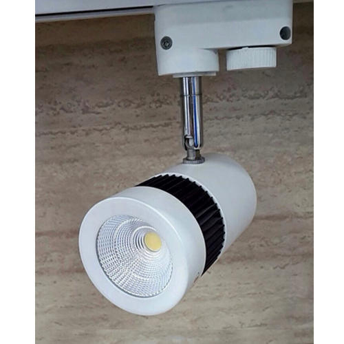 LED Cob Track Light - 9 Watt, Ceramic Material | 220V Input Voltage, Industrial and Commercial Application, Crisp White Color