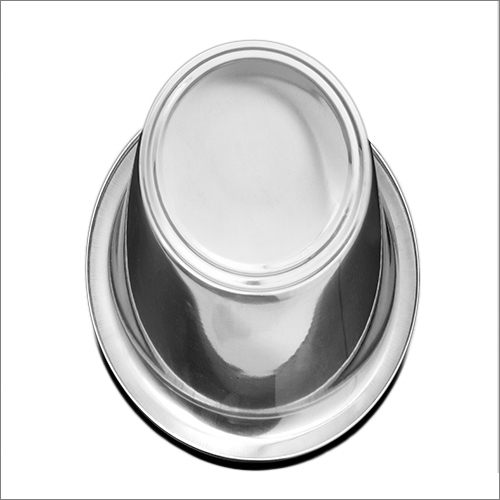 Pet Bowl - Stainless Steel, All Sizes , Silver Finish For Home & Kitchen
