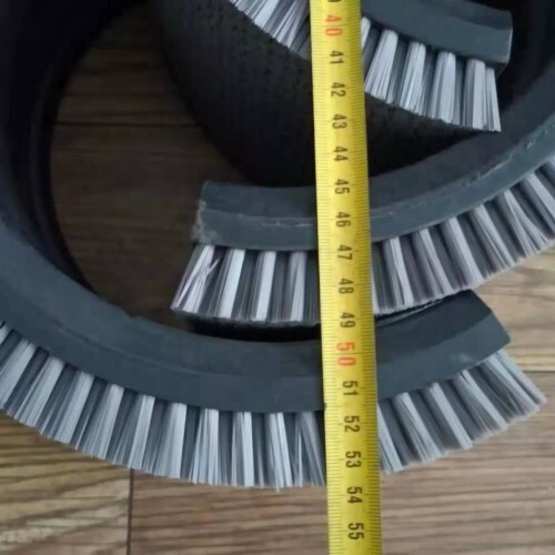 Silver Corrugated Machine Brush