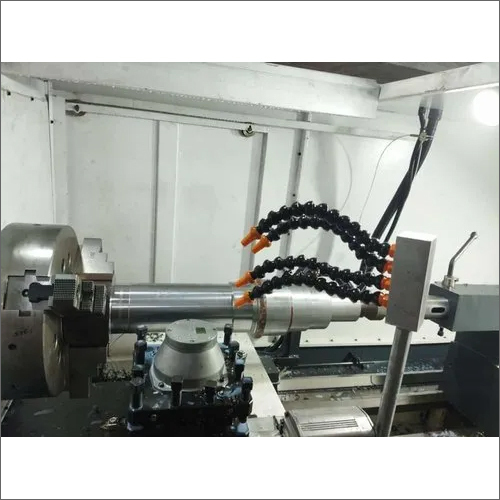 Semi Automatic Industrial Flat Bed Cnc Lathe Machine