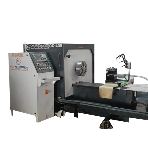 Semi Automatic Industrial Flat Bed Cnc Lathe Machine