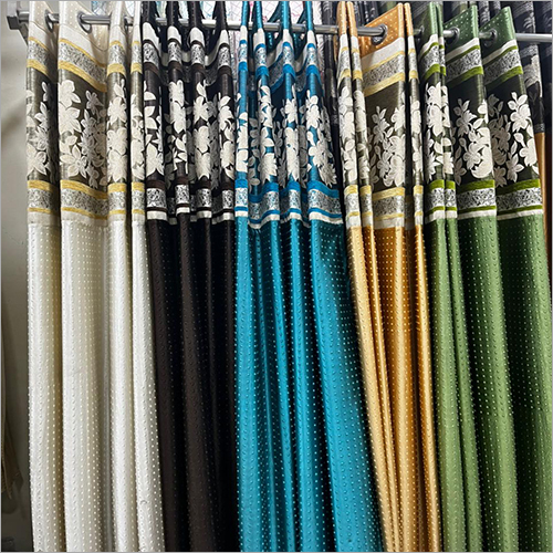 मल्टीकलर ओप्पो फ्लावर पैच पर्दा