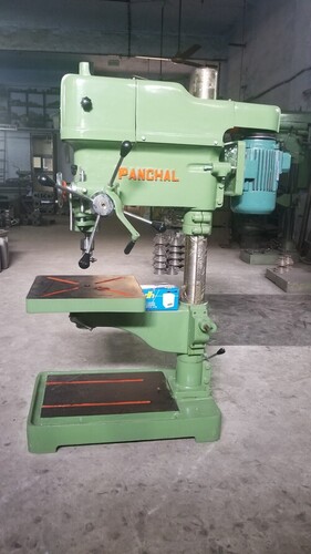 Heavy Duty Pillar Drill Machine - Cast Iron, Manual Operation | Green Finish, New Condition