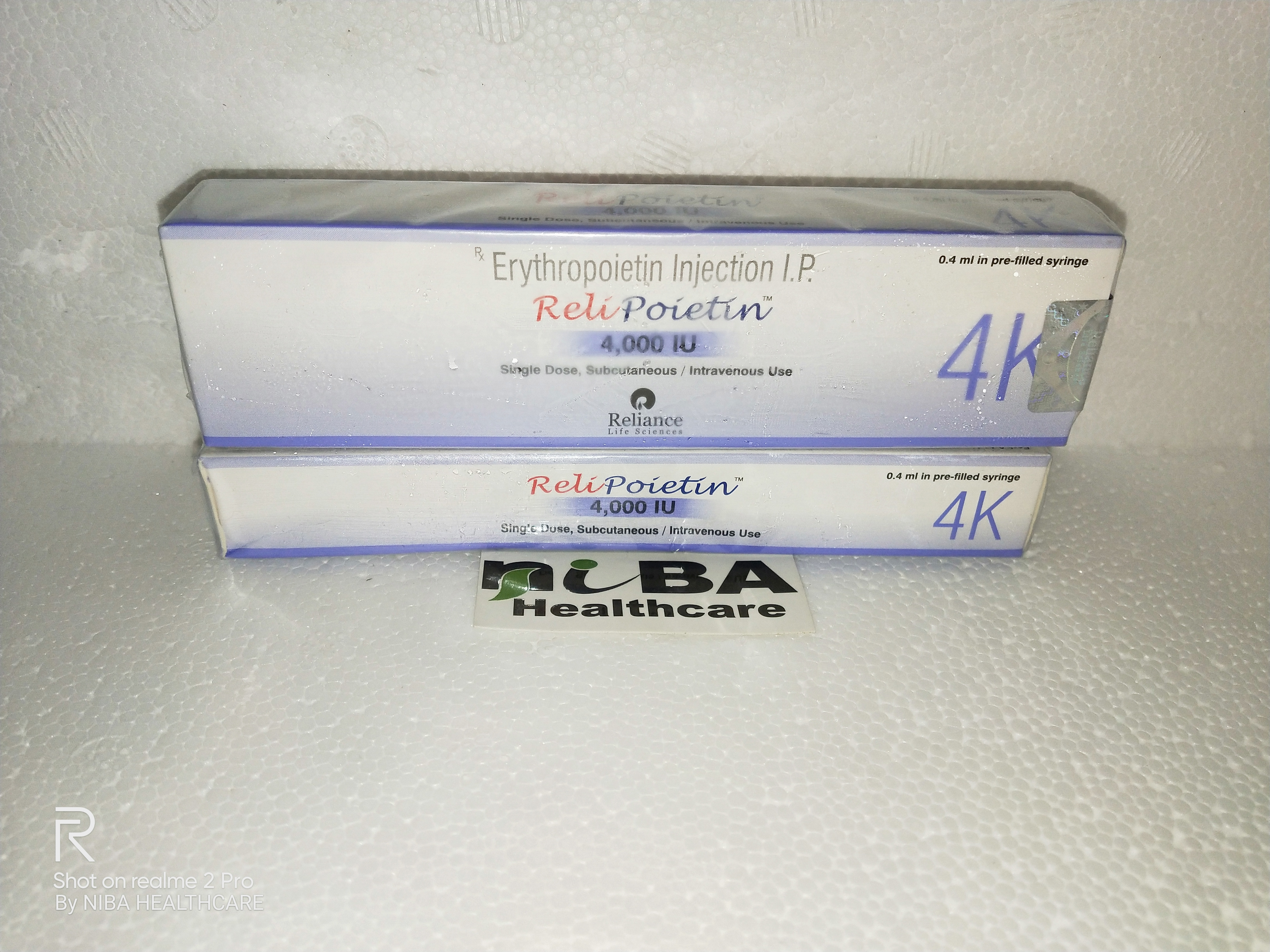 Relipoietin 4k / 10k - Dosage Form: As Per Suggestion