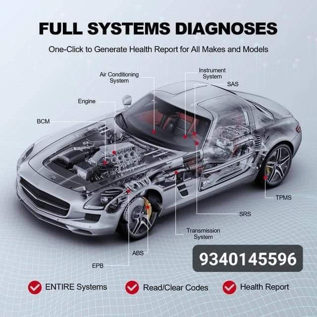 Thinkcar Pro - Portable Bluetooth Automotive Diagnostic Tool | Full System Analysis, Real-time Data Streaming, Professional Reports, Easy-to-use Mobile App