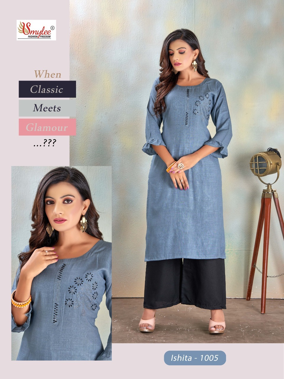 Rayon With Diamond Work - Heavy Soft Fabric, 8 Sizes M, L, Xl, Xxl, Washable, Modern Style, Plain Pattern, Formal Wear For Ladies