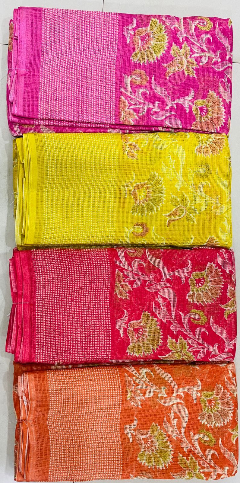 Sari Cotton - Cotton, Full Size, Customizable | Washable, Printed Pattern, Casual Dress Type, All Season, Customized Logo
