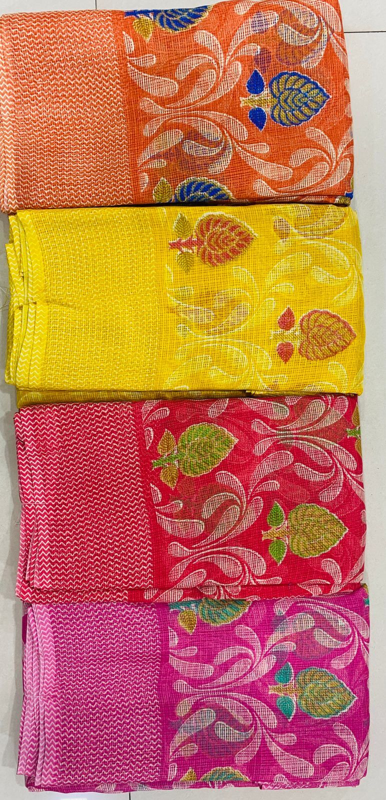 Sari Cotton - Cotton, Full Size, Customizable | Washable, Printed Pattern, Casual Dress Type, All Season, Customized Logo
