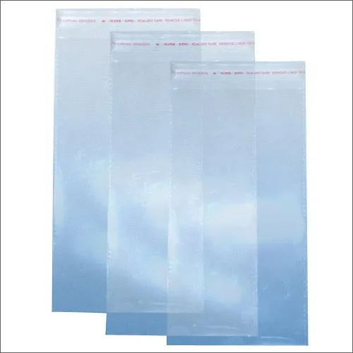 Plastic BOPP Seal Bags - Plastic, Various Sizes, Transparent | Smooth Finish, Enhanced Durability, Patch Handle, Alluring Appearance