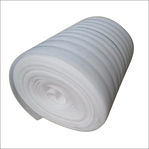 White EPE Foam Roll - Foam Material, Various Sizes Available, Bright White Color | Lightweight, Waterproof, Disposable with Lined Texture