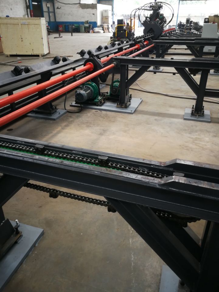 High Speed Cnc Angle Punching Marking And Cutting Machine Line Model Jnc125 Industrial