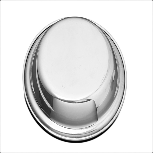 Silver Dahi Vada Plate