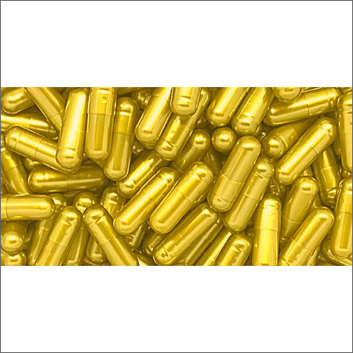 Pharmaceutical Metallic Finish Pearl Capsules - Capsule Shape: Cylinder