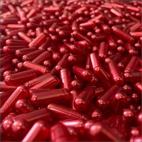 Metallic and Pearl Red Capsules - Size 000 to Size 5, Lustrous Hard Gelatin, Elegant Pink Metallic Finish, 100,000 Capsules Per Pack, Ideal for Clinical and Commercial Use