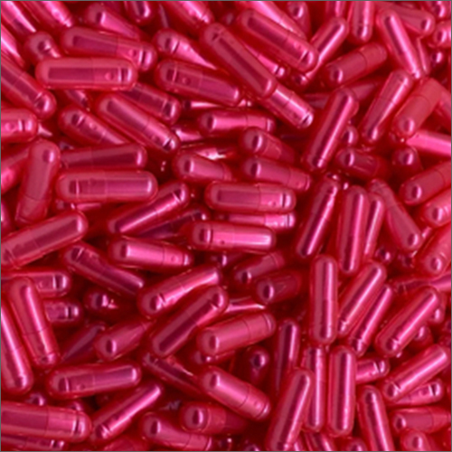 Metallic And Pearl Pink Capsules Capsule Shape: Cylinder
