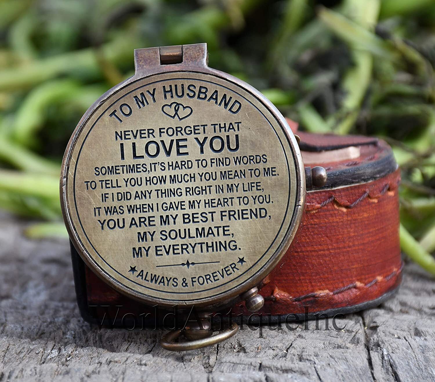 Engraved Compass Gift For Husband Anniversary Wedding Gift For Him Long Distance Boyfriend Gift Fiance Gift I Miss You Long Distance Relationship Gift A S Handicrafts
