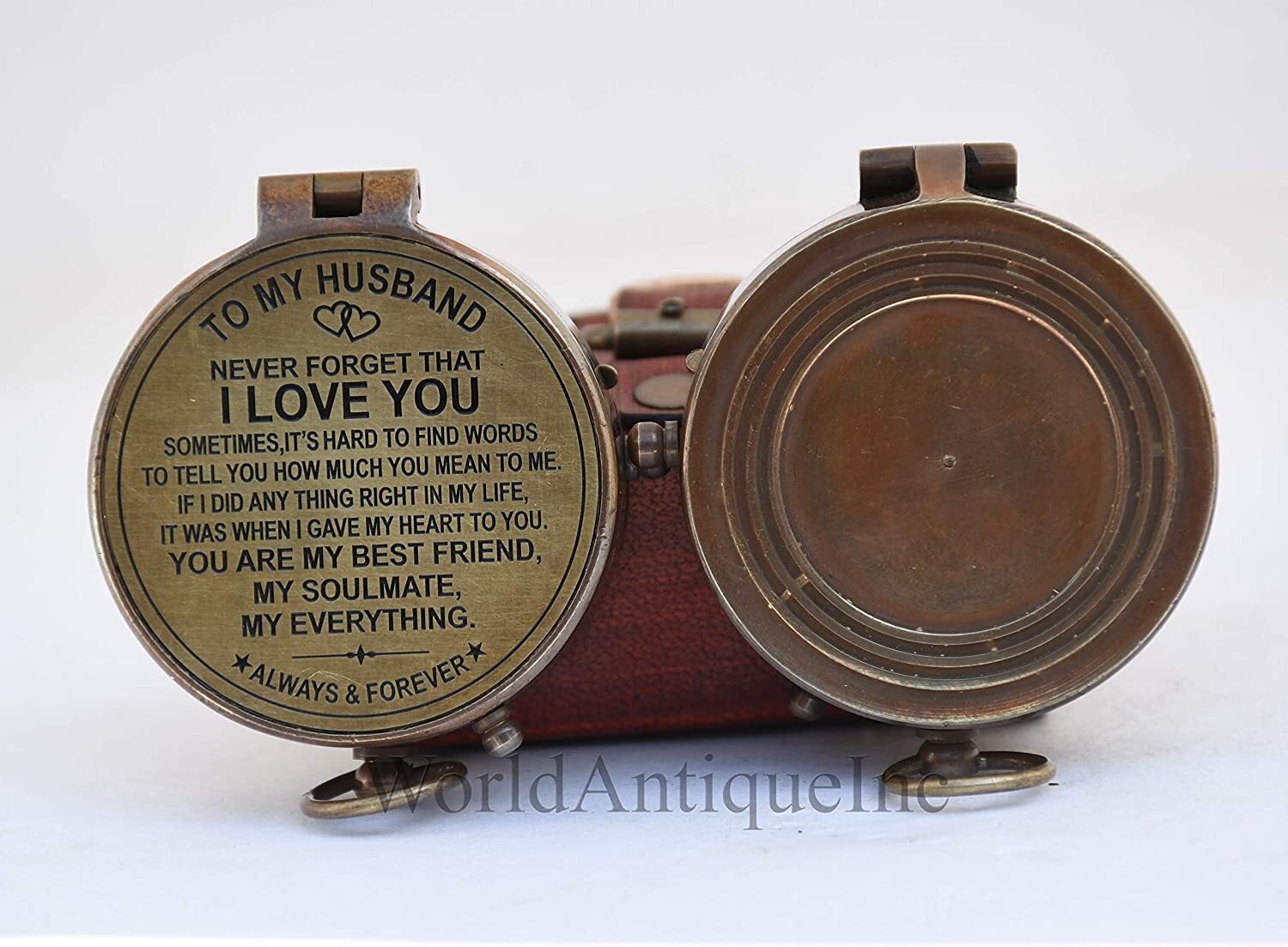 Engraved Compass Gift For Husband Anniversary Wedding Gift For Him Long Distance Boyfriend Gift Fiance Gift I Miss You Long Distance Relationship Gift A S Handicrafts