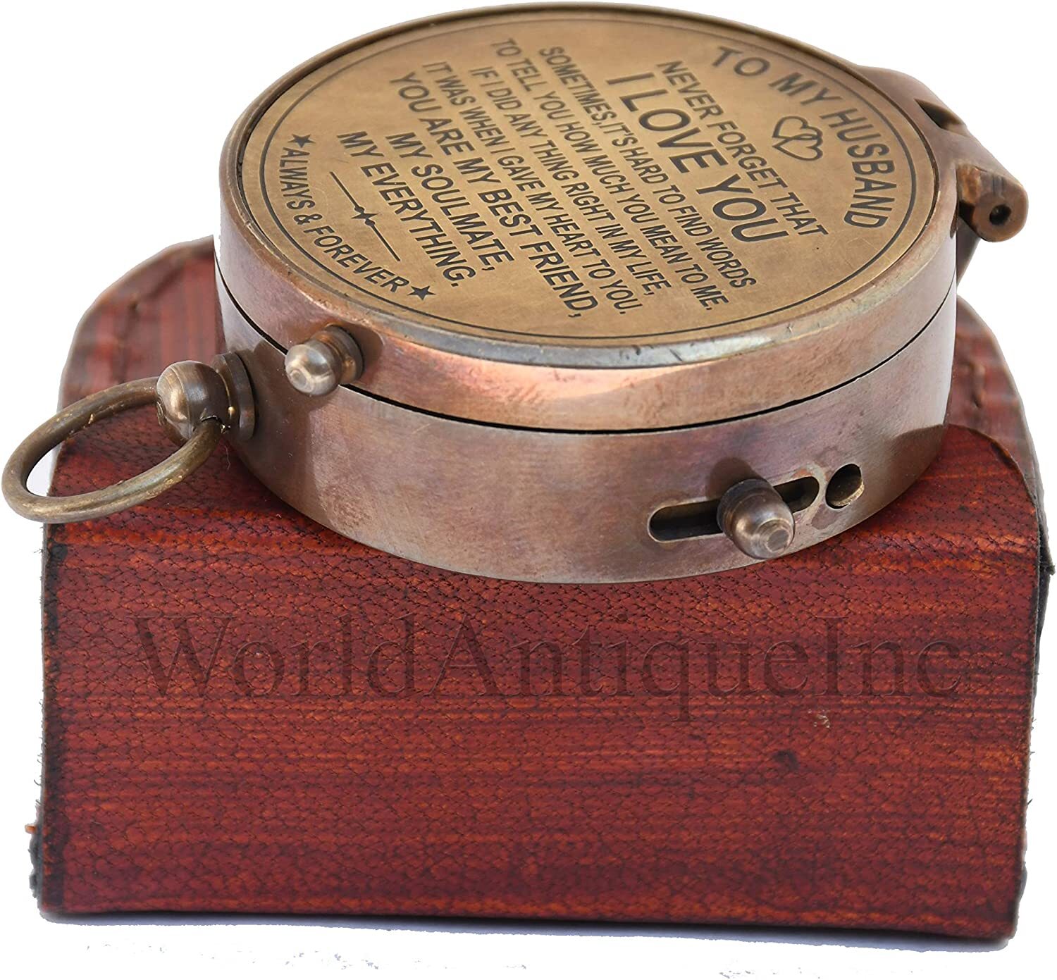 Engraved Compass Gift For Husband Anniversary Wedding Gift For Him Long Distance Boyfriend Gift Fiance Gift I Miss You Long Distance Relationship Gift A S Handicrafts
