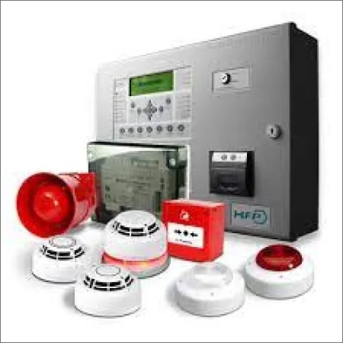 Fire Alarm System - Metal & Plastic, 12V DC Power Supply, Wired/Wireless Connectivity, Sound/Visual Alarm Type, UL & NFPA Certified, Professional Installation