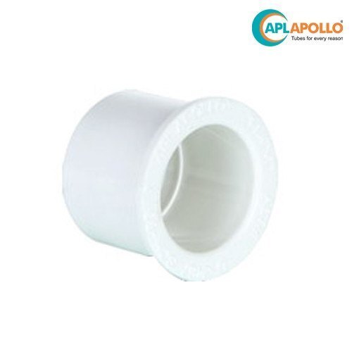 UPVC End Cap - Size 2.5 - 4 Inch , Round Shape , White Color , Ideal for Plumbing