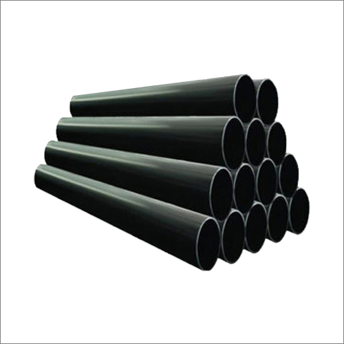 Mild Steel Round Pipe - Premium Grade, Black Color | Mild Steel Rings, Durable Steel Pipes