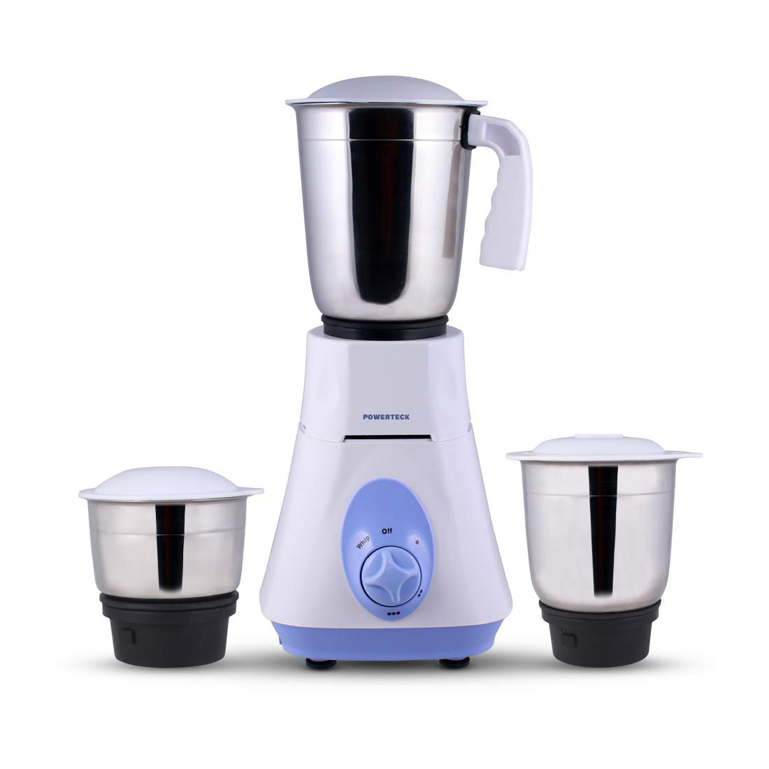 Mixer Grinder - 550w Power, 220-240 Voltage | White Finish, 3 Jars, Warranty Included