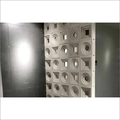Multicolor Concrete Breeze Block