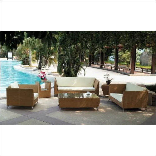 Outdoor Wicker Outdoor Sofa Set Application: Swimming Pool