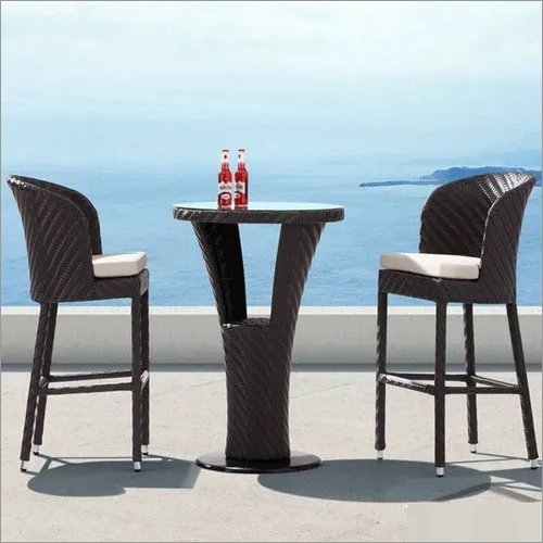 Outdoor Wicker Bar Set Carpenter Assembly