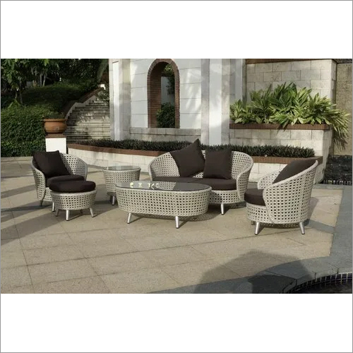 Outdoor Patio Wicker Sofa Set - Eco-friendly Wicker Material, Smooth Finish, Various Colors | Durable, Fully Assembled, Ideal For Hotels And Resorts