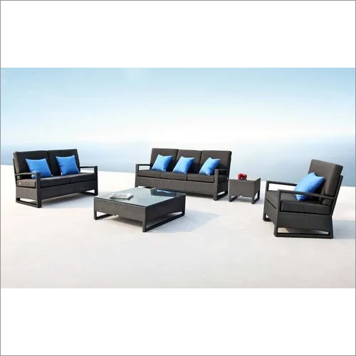 Outdoor Patio Wicker Sofa Set - Eco-friendly Wicker Material, Smooth Finish, Various Colors | Durable, Fully Assembled, Ideal For Hotels And Resorts