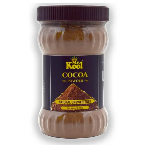 Alkalized Cocoa Powder - 200 gm Bottle, Brown Powder Form, High Purity | Ideal for Pastries, Chocolates, Cakes Manufacturing