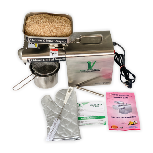 Automatic 400Watt Peanut Oil Maker Machine For Home Use