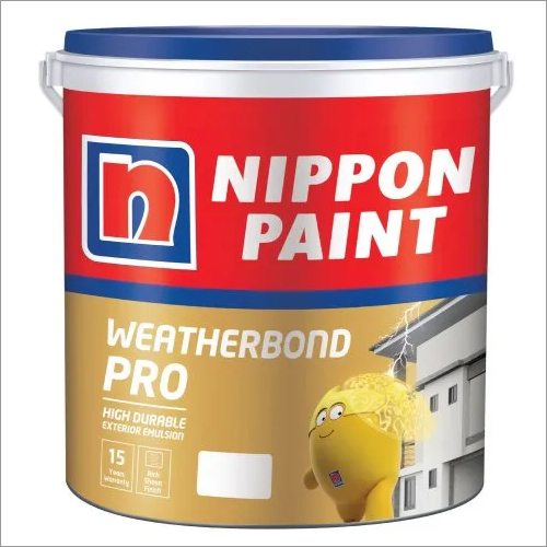 Liquid 4 L Nippon Paint Weatherbond Pro Exterior Wall Paint