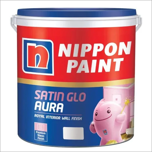 Liquid 1 L Nippon Paint Satin Glo Aura Interior Wall Finish