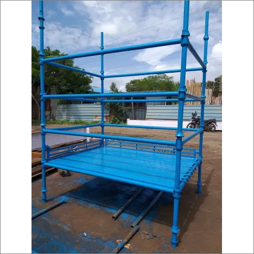 Industrial Cup Lock Scaffolding - Pre-galvanized 6mtr Mild Steel Blue Color 48mm Pipe Diameter High-end Durability - Ideal For Support Structures And Loading Towers