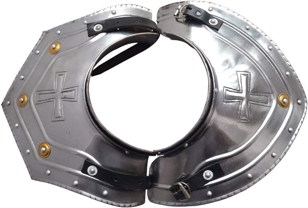 Medieval Iron Gorget Knight Greek Gothic Steel Plate Armor