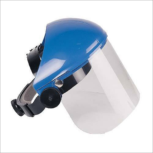 Blue-Transparent Plastic Face Shields