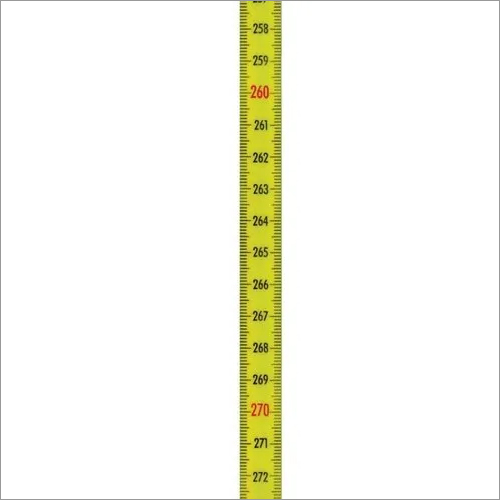 Steel Liquid Nitrogen Level Measuring Scale - Yellow Steel, 1-2 Mm Thickness | Corrosion Resistant, Industrial Use