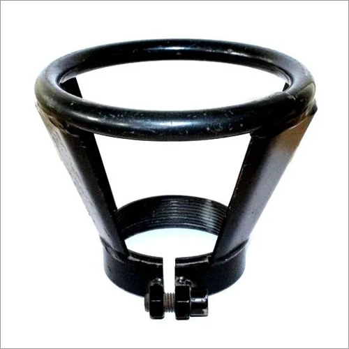Black Mild Steel Valve Guard With Caps