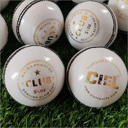 White Leather Cricket Ball Application: Industrial