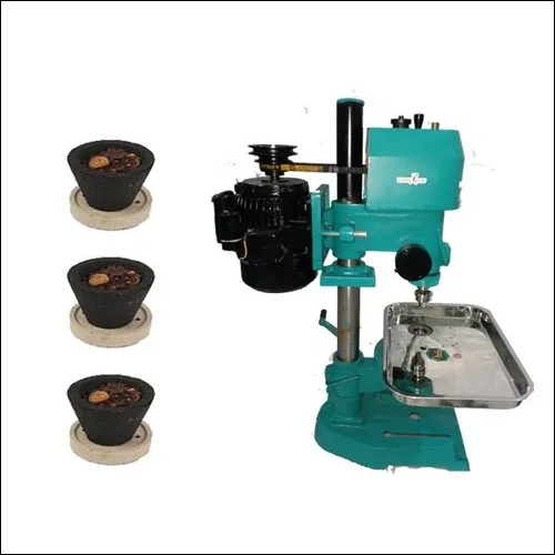Blue Manual Sambrani Cup Making Machine