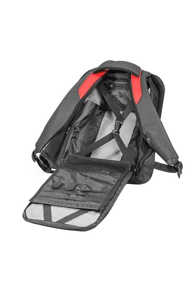 Green And Grey Hard Shell Backpack