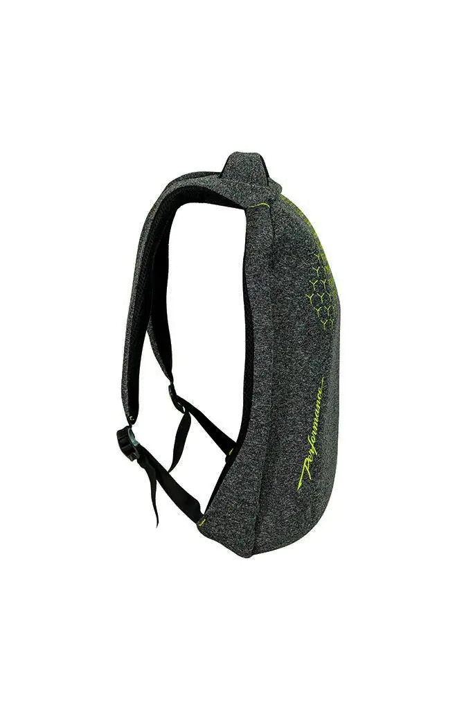 Green And Grey Hard Shell Backpack