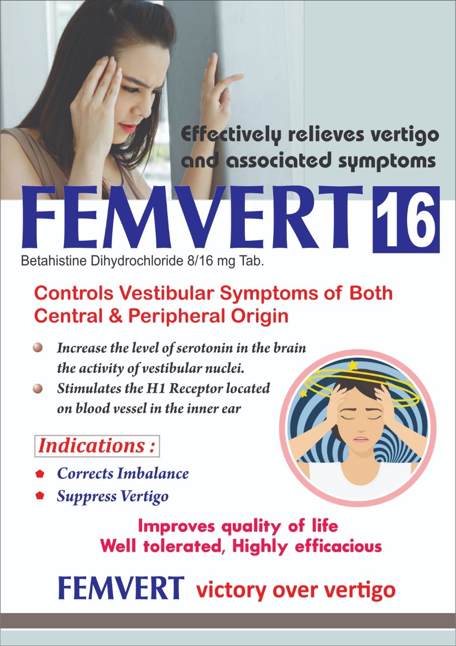 Bitahistine - 16 Mg General Medicines