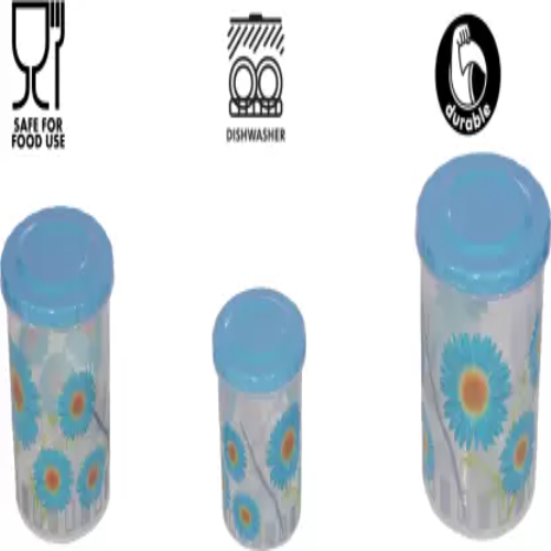Multipurpose Plastic Utility Container - Pack Of 9, Airtight, Leakproof, Bpa Free, Refrigerator Safe