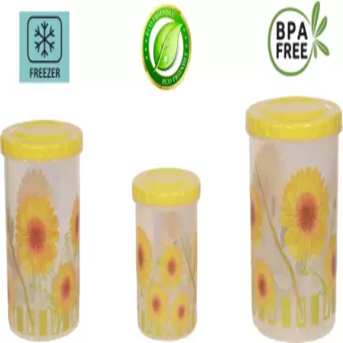 Multipurpose Plastic Utility Container - Pack Of 9, Airtight, Leakproof, Bpa Free, Refrigerator Safe