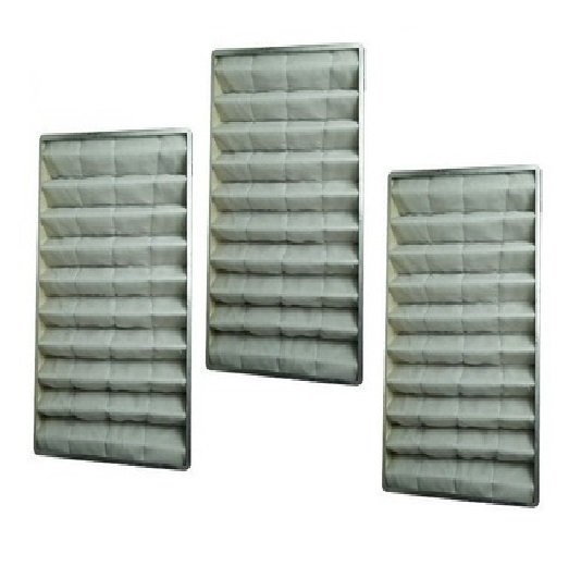 Ahu Pre Filter - Galvanized Steel & Aluminum Anodized, 20x20x6 Inches, Square Shape | White Micro Fiber Medium, High Dust Holding Capacity, Washable, Lightweight
