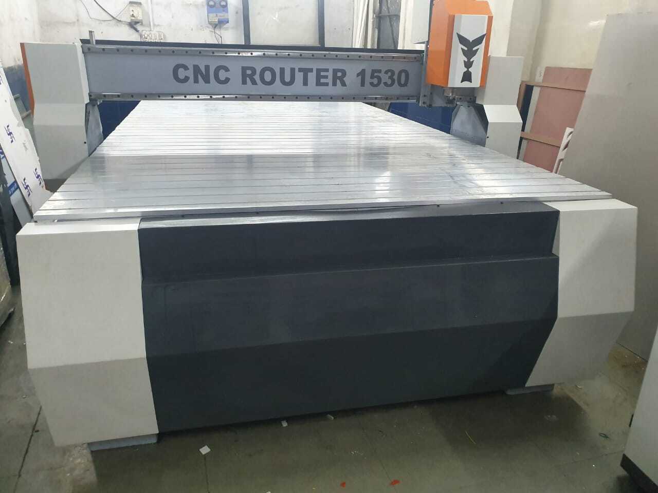 Cnc Stone Router Cutting And Engraving Machine - 1500x3000 Mm Working Area, White Color, 20000 Rpm Spindle Speed, Automatic Operation, Stepper Motor Powered